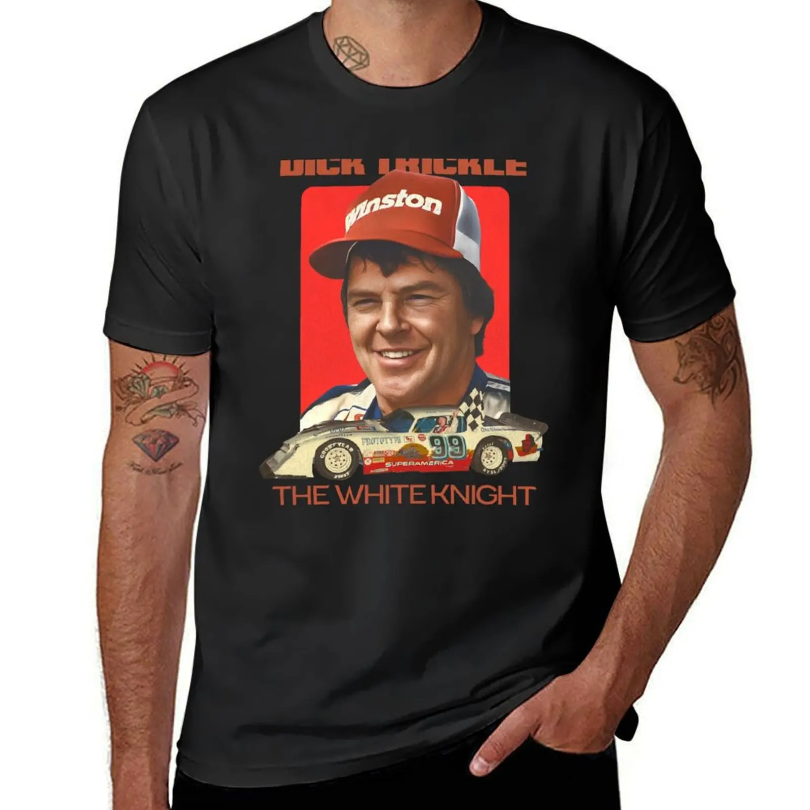 Dick Trickle - The White Knight T-Shirt korean fashion summer clothes customizeds Men's t-shirts