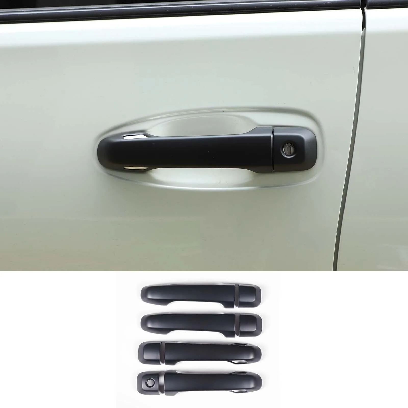 Car Side Door Handle Trim For Toyota Land Cruiser Prado J150 2010-2022 ABS