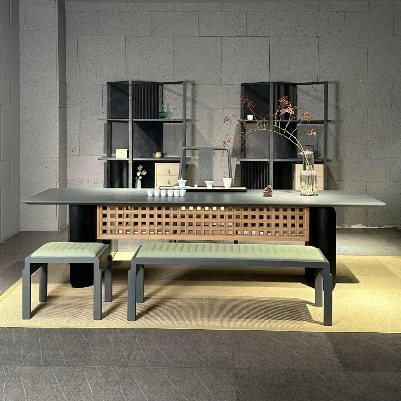 

-New Classy Solid Walnut Wood Tea Table Modern Luxury Accessible Living Room Furniture