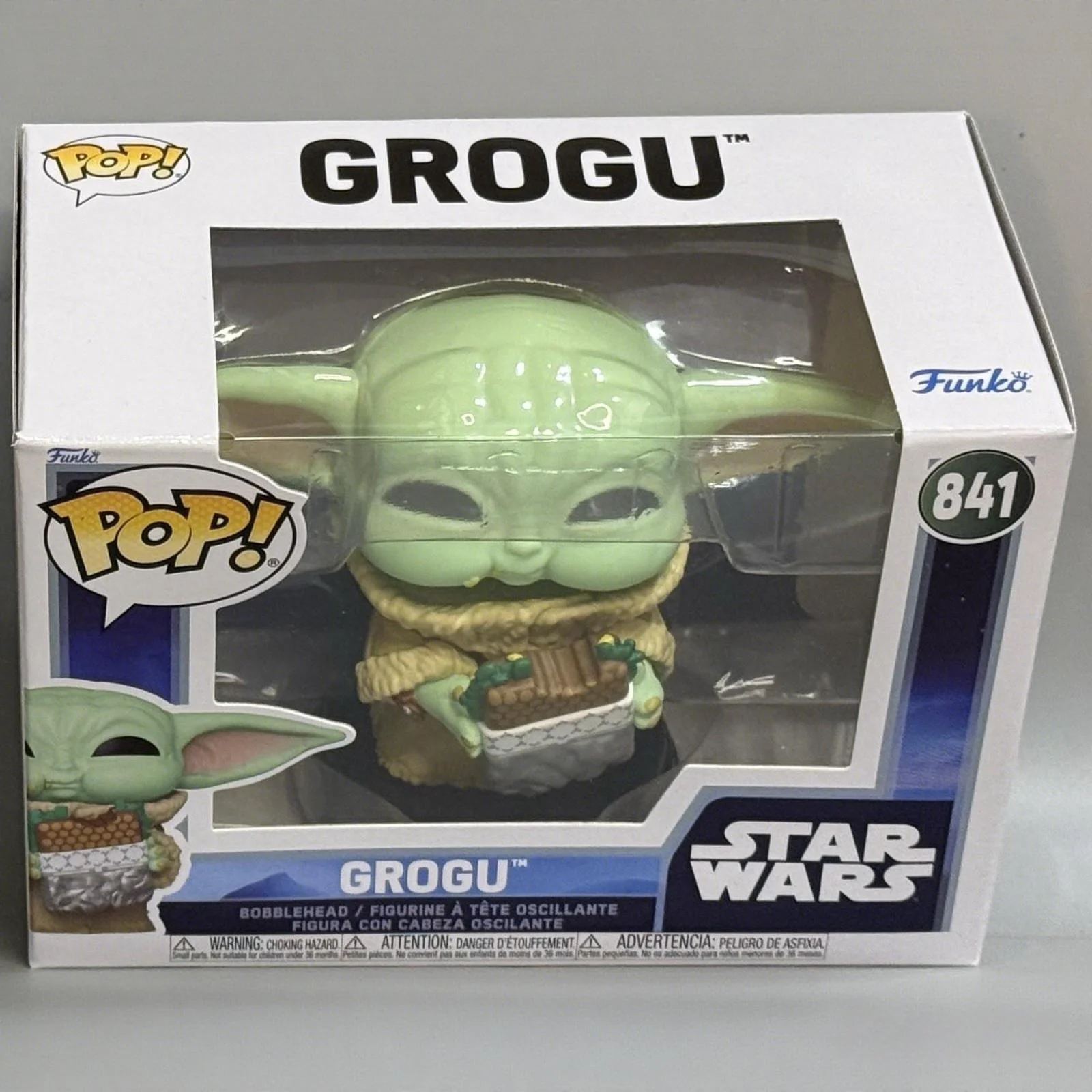 

Star Wars:The Mandalorian And Grogu Figure Grogu With Sandwich Funko Pop #841 Official Licensed Limited Edition Statue Gift