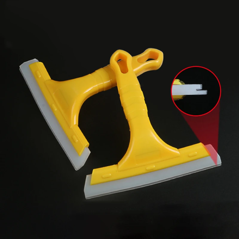 Car Glass Silicone Blade Water Wiper Windshield Water Squeegee Car Household Cleaning Tools Protection Film Applicating Squeegee