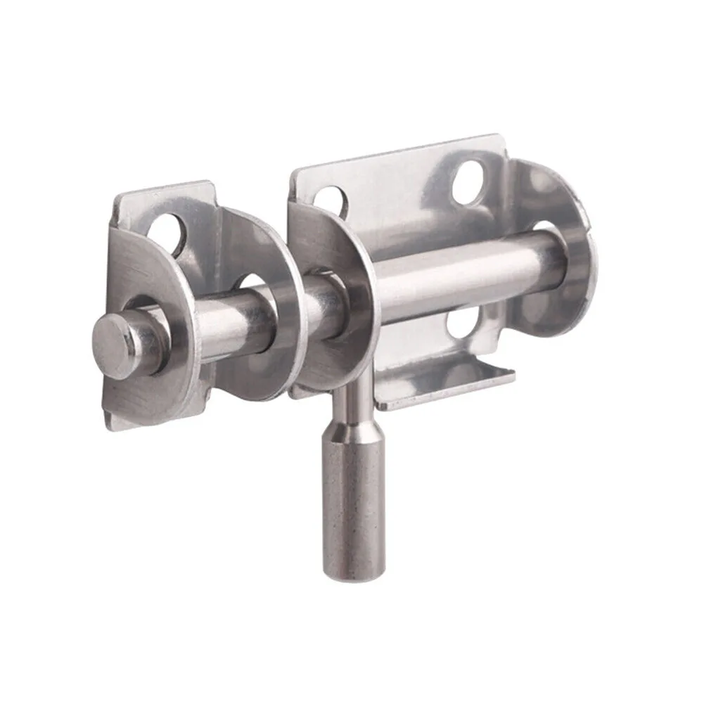 Stainless Steel Sliding Gate Bolt Door Latch Solid Sliding Bolts Latch Hasp Home Hardware Gate Safety Toilet Door Lock