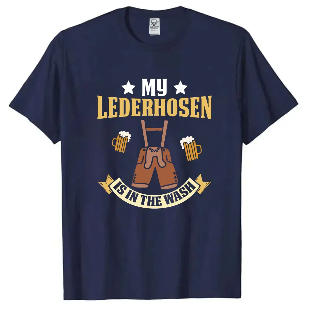 My Lederhosen Is in The Wash Oktoberfest Bavarian Munich Beer Men TShirt Octoberfest Beer Graphic Outfits Drinki Lover Tops image 5