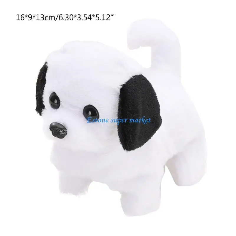 090B 7,87x6,3x6,7 "juguete para cachorros corteza eléctrica niños juguete eléctrico para perros que caminan