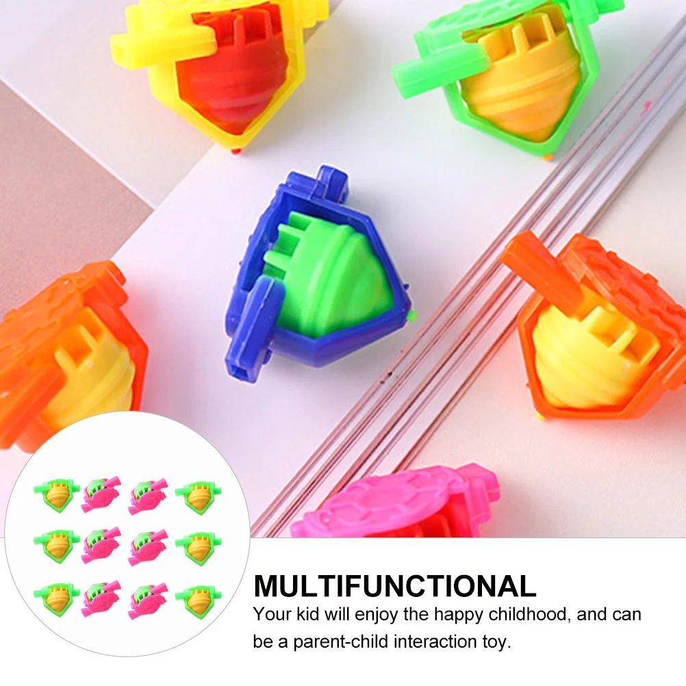 20Pcs Creative Colorful Peg-top Educational Craft Gift Toys for Kid Kids Spinning-top Peg-Top Toy Child Peg-Top