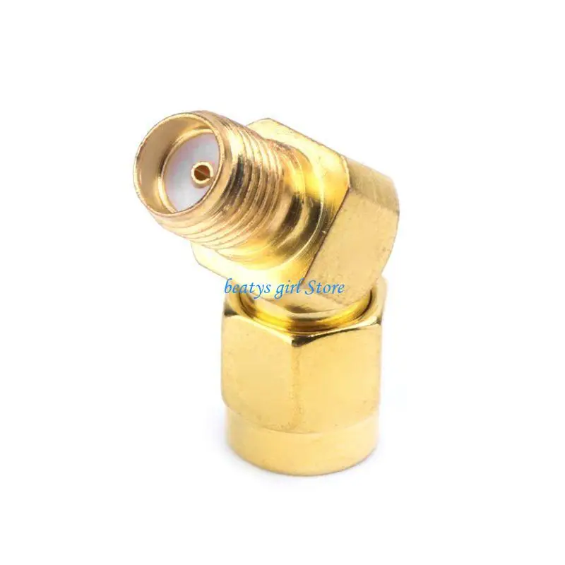 

C7AB SMA Male To SMA Female 45°135°Bevel Adapter Connector For FPV Goggle Antenna