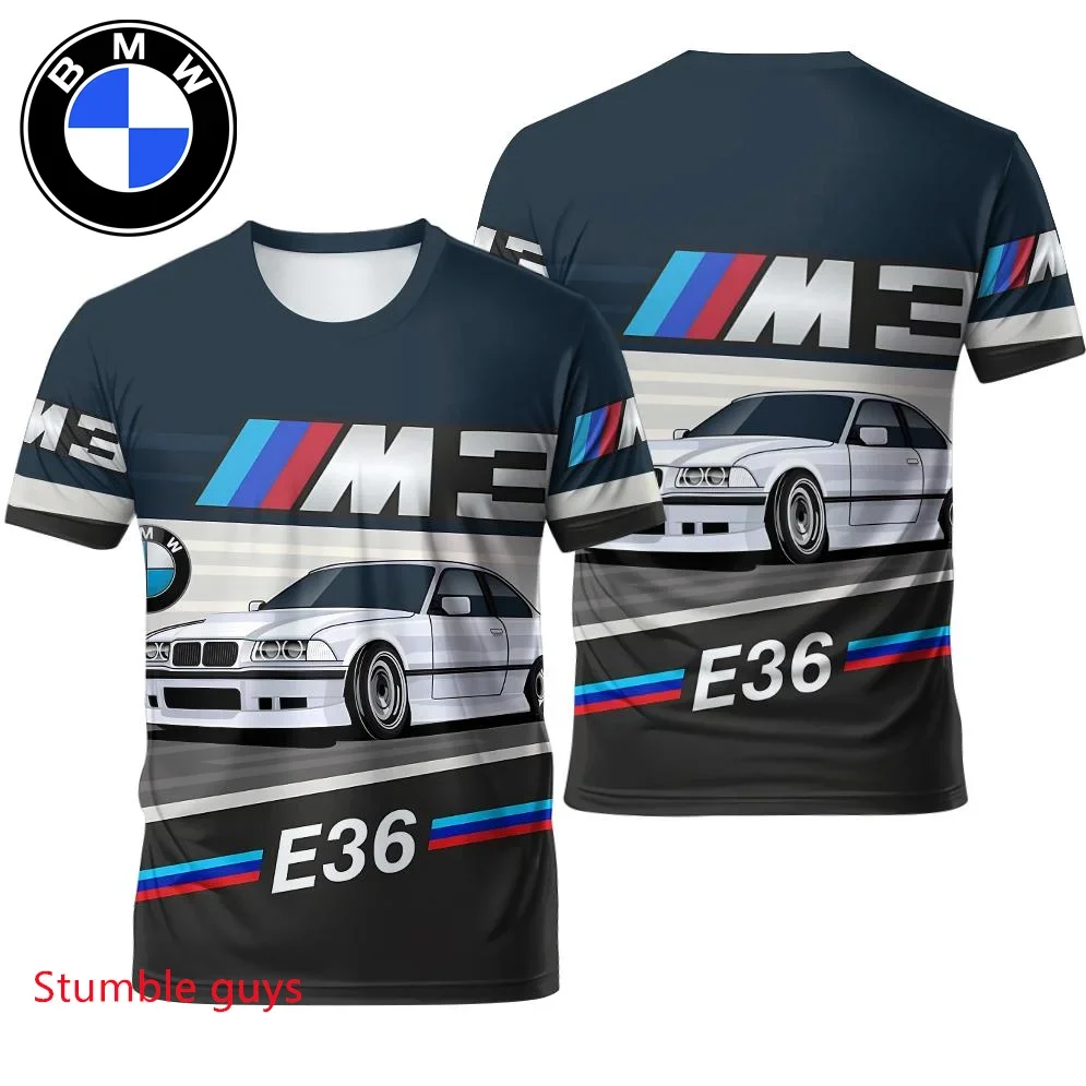 

Men's Summer BMW Short Sleeve Car Brand T-shirt Urban Cool Street Quick-Dry Sports Motorcycle Racing