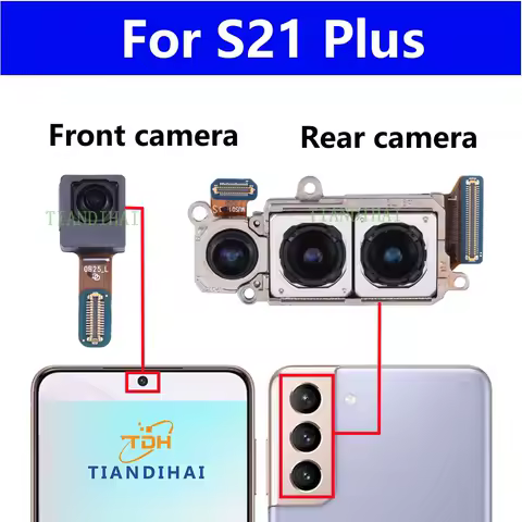 For Samsung Galaxy S21 Plus 5G G996B G996U G996N Main Rear Camera Back Camera Front Faceing Module Flex Cable S21+