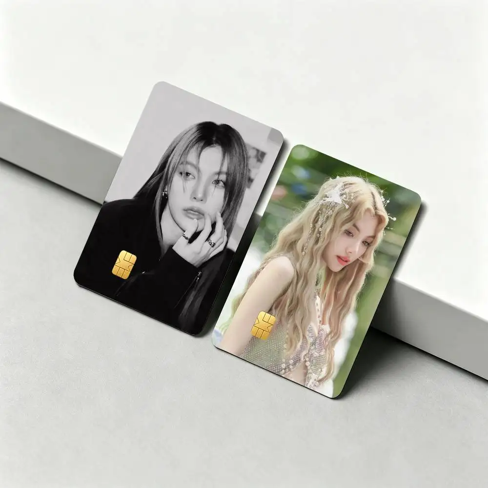 Cute O-Orm Kornnaphat 1Set 4Pcs Waterproof Card Skin Stickers for Credit Bus IC Cards