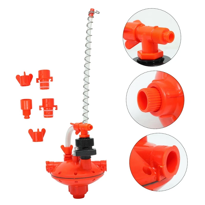 BMBY-Regulator Water Line Pressure Regulating Valve Poultry Water Fountain Quail Waterer Bird Waterer Hens Water Dispenser