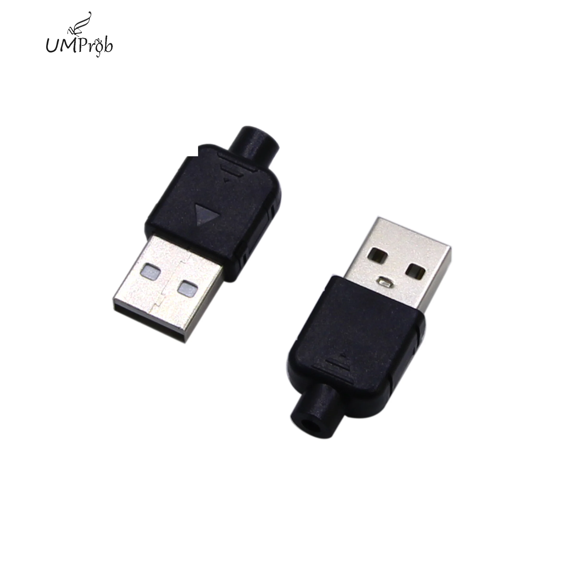 USB plug A male solder wire type A male DIY interface 3/three piece set combination buckle type USB head