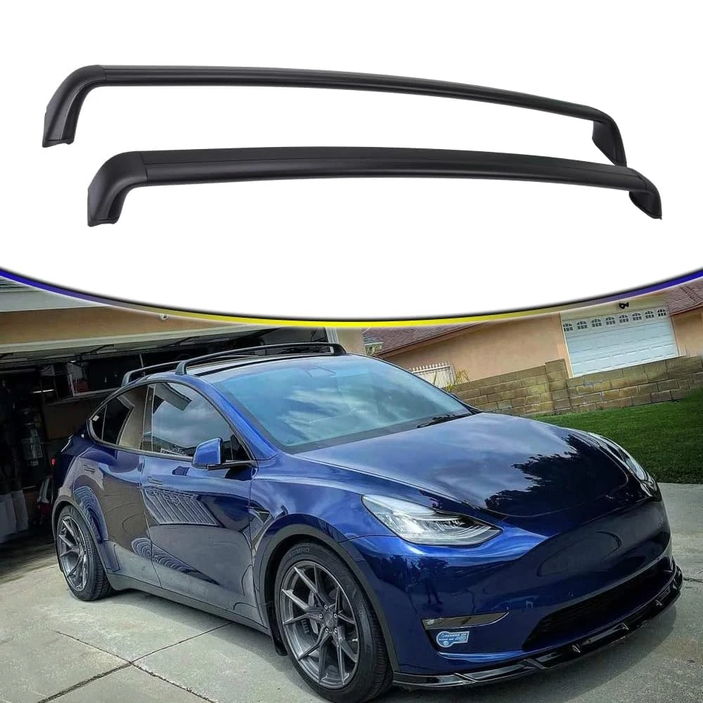 Lockable Roof Rack Cross Bar for Tesla Model Y Model 3 Highland 2017 - 2024 Heavy Duty Aluminum Roof Rack Accessories