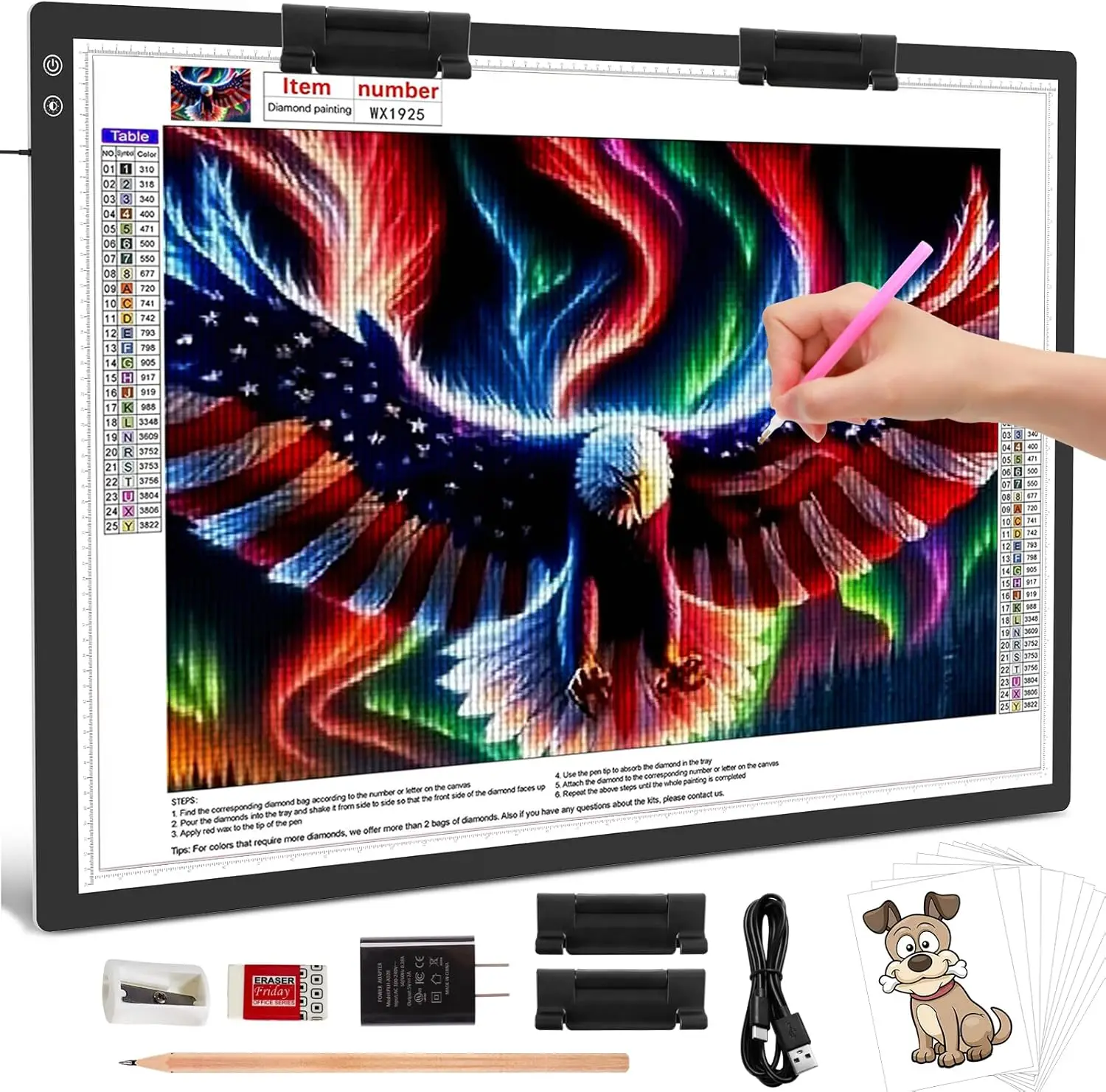 Rechargeable A2 Light Pad 23.7
