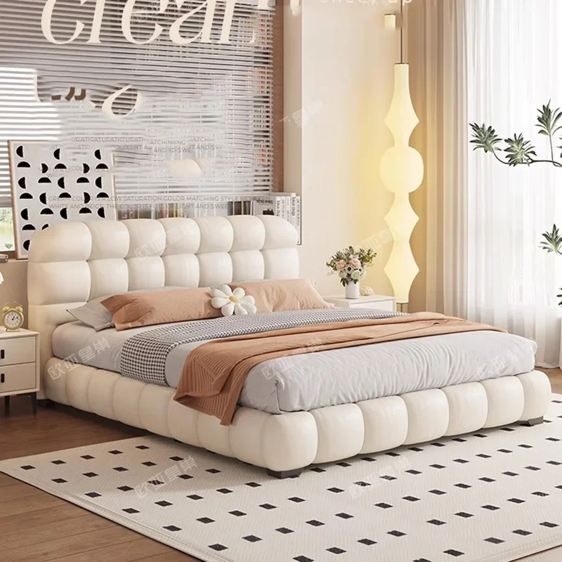 

Modern Capsule Bed Bedroom Double Sun Headboards Tatami Design Bed Wooden Space Saving Sleeping Camas De Casa Trendy Furniture
