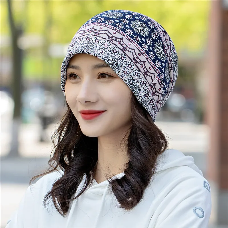 Frauen Sommer Spitze Cashew Blume Sonne Hut Frühling Herbst Winddicht Warme Schwangere Haft Kappe Multifunktions Kopftuch Bib W50 – Detail 7