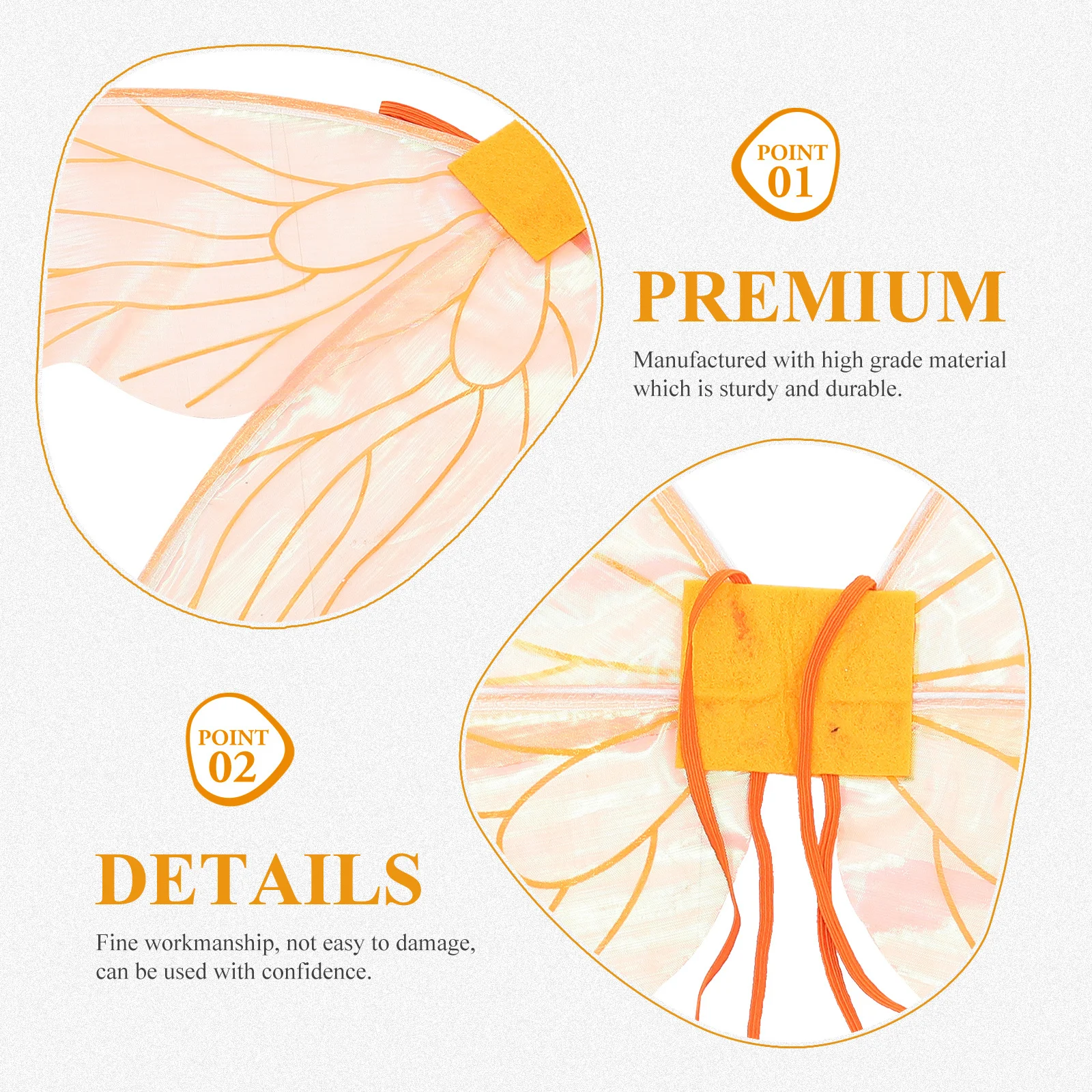 천사 날개 소품 어린이를위한 거즈 날개 코스프레 파티 크리스마스 공연 무대 복장 사진 액세서리