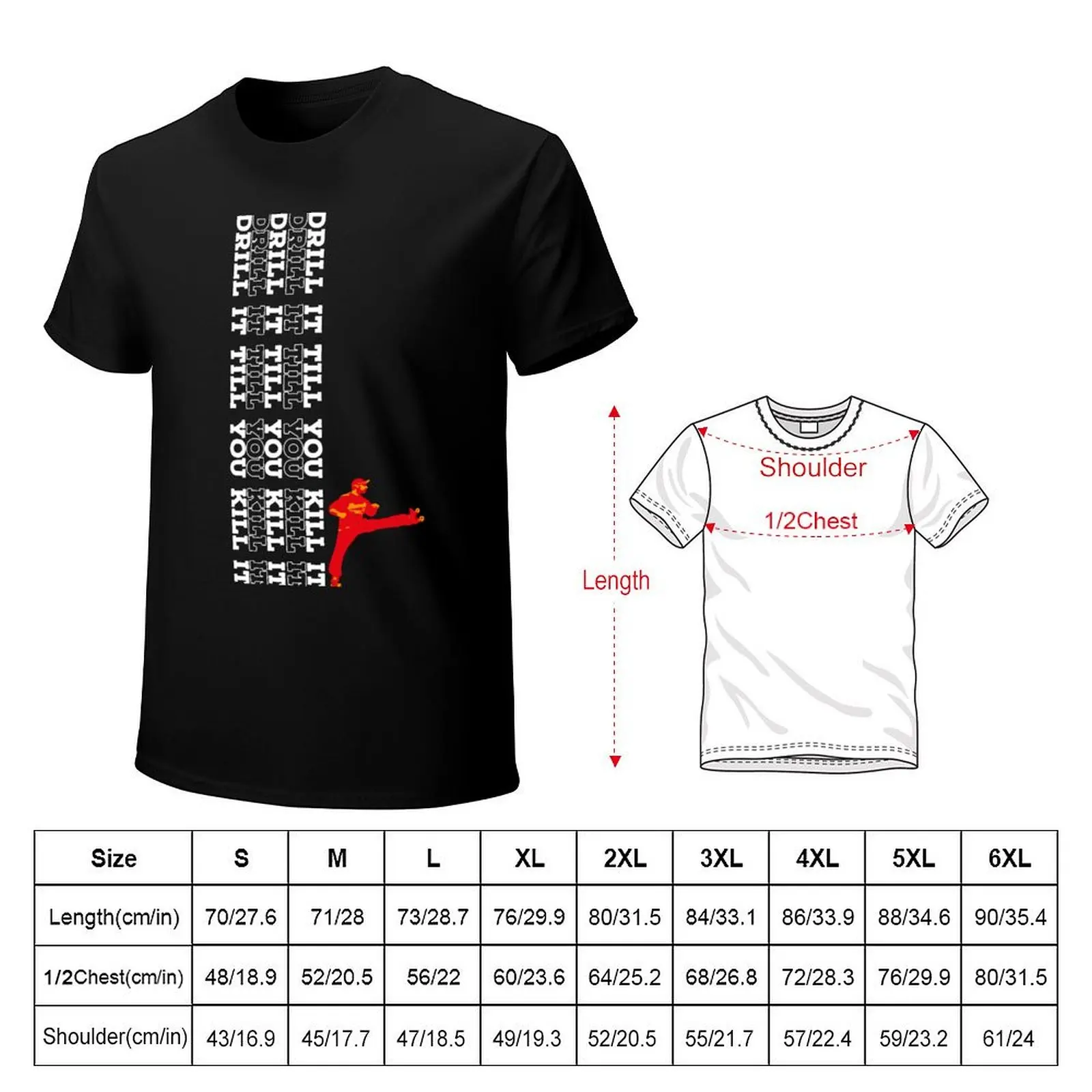 Drill It Till You Kill It TransWhite T-Shirt t shirt man plain T-Shirt
