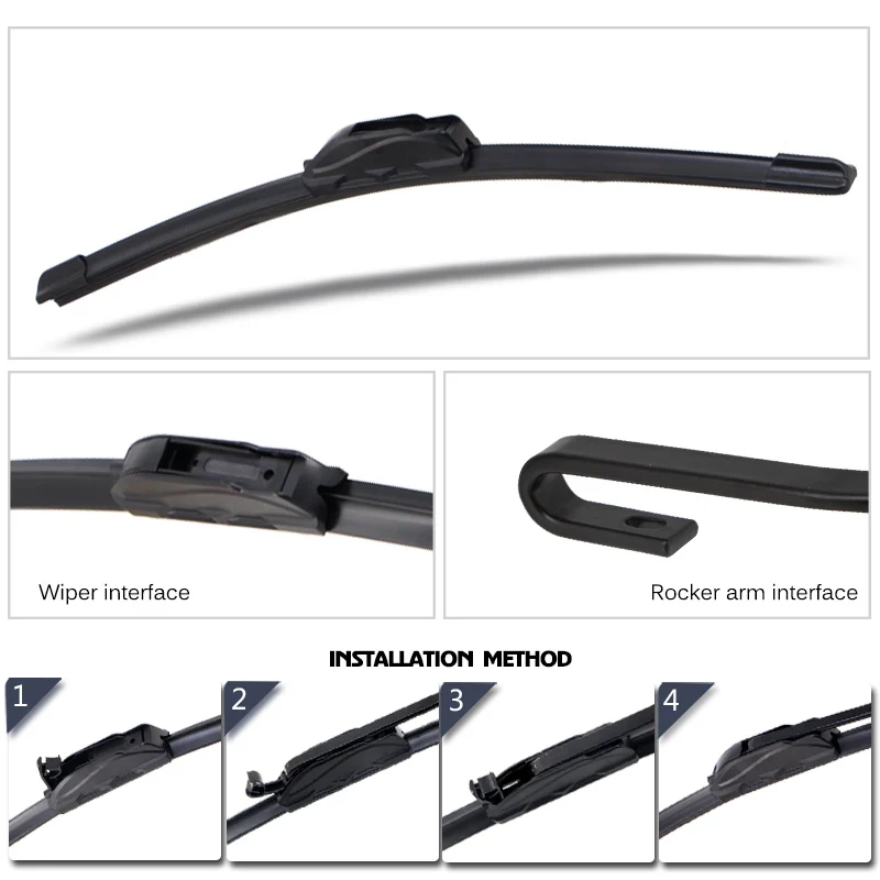 Car Wiper Blade For Honda CIVIC Coupe Sedan Hatch EK EJ EM FB  1995-2026 Windshield Rubber Refill Front Window Wiper Accessorie view 2