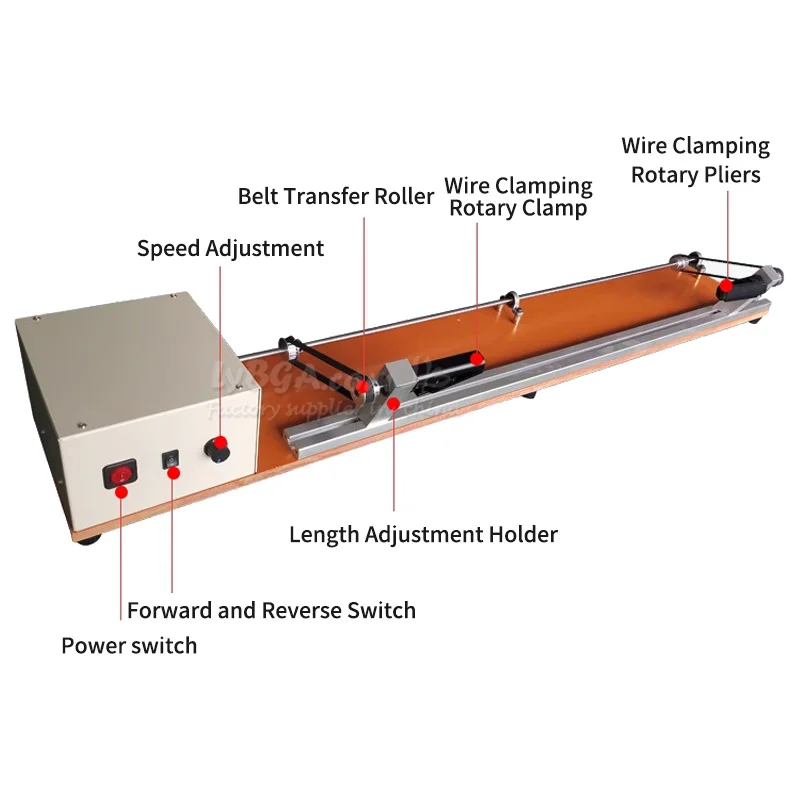 LY Semi-Automatic Twisted Tape Wrapping Machine Twisted Pair Maximum 1-25mm for Wrapping Wire and Cable Harnesses Mesh Harnesses