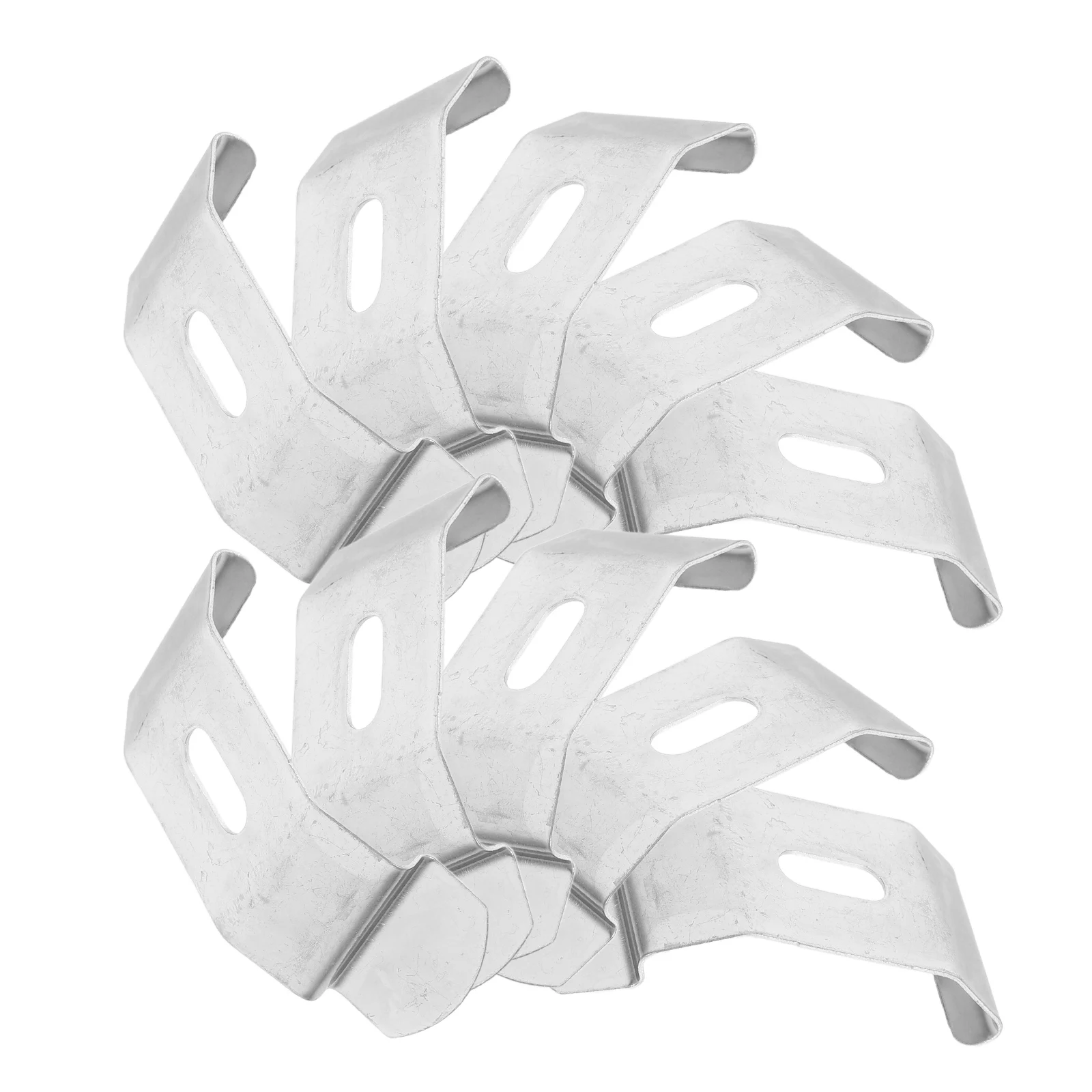 

10pcs Roman Blind Mounting Brackets Vertical Fixation Clips Wall Hardware Window Support Brackets Easy Installation Universal