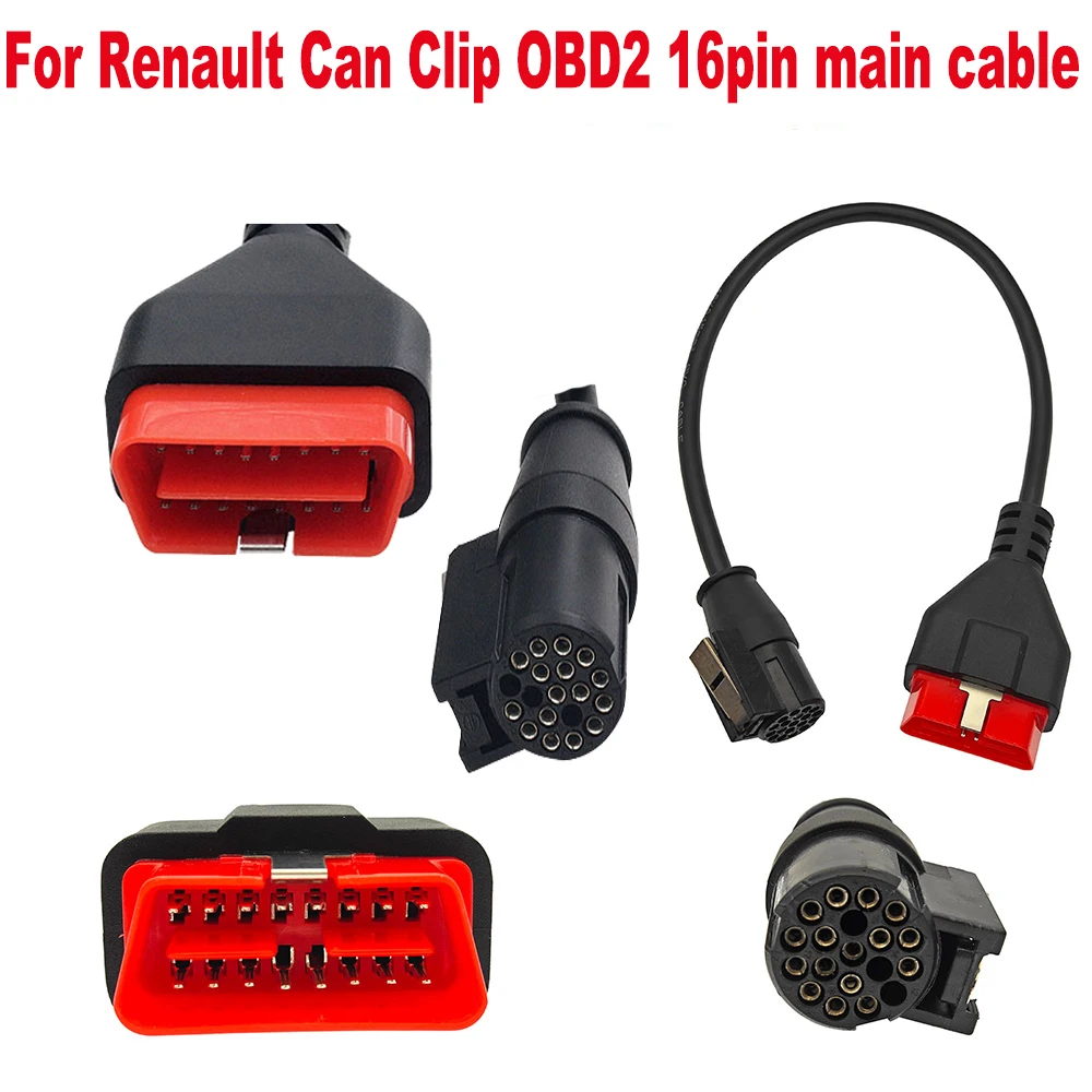 

For renault can clip obd 16PIN main cable ONLY Diagnostic canclip Interface obd 2 cable