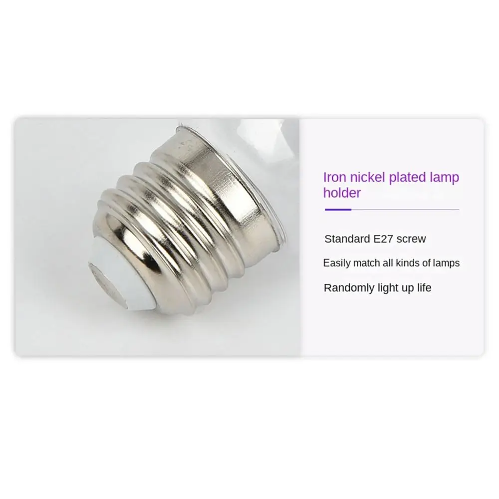 Hot Flashlight Lamparas Colorful Light LED Bulb E27 ABS Lamp