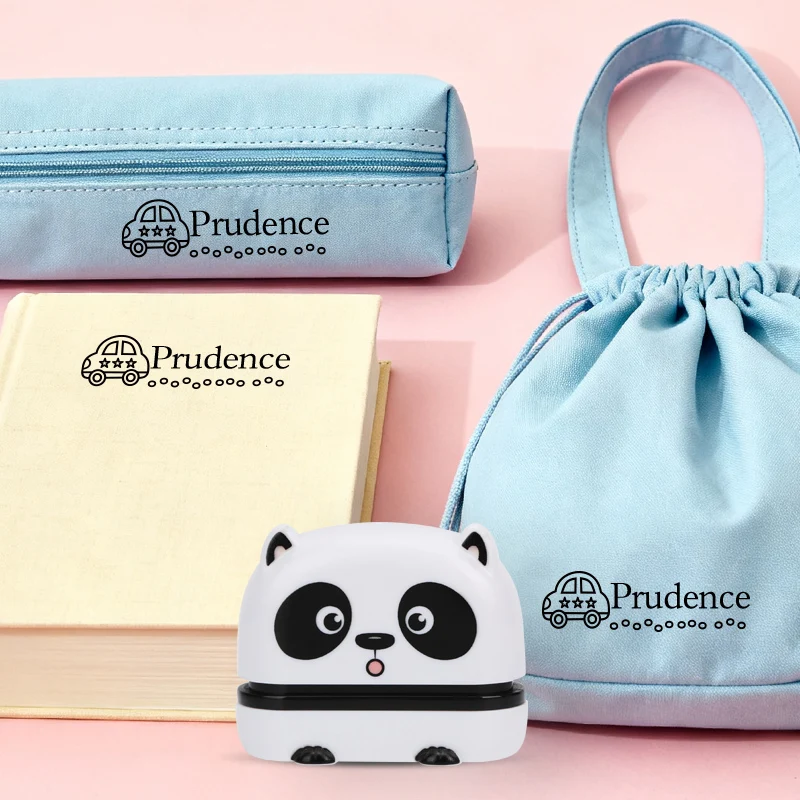 ตราประทับชื่อน่ารักแบบกำหนดเอง - ใช้ซ้ำได้สำหรับชุดเด็กอ่อนและกระเป๋าใส่อาหารกลางวัน, หมึกแห้งเร็วปลอดสารพิษ, พร้อมเป็นของขวัญสำหรับอุปกรณ์การเรียน