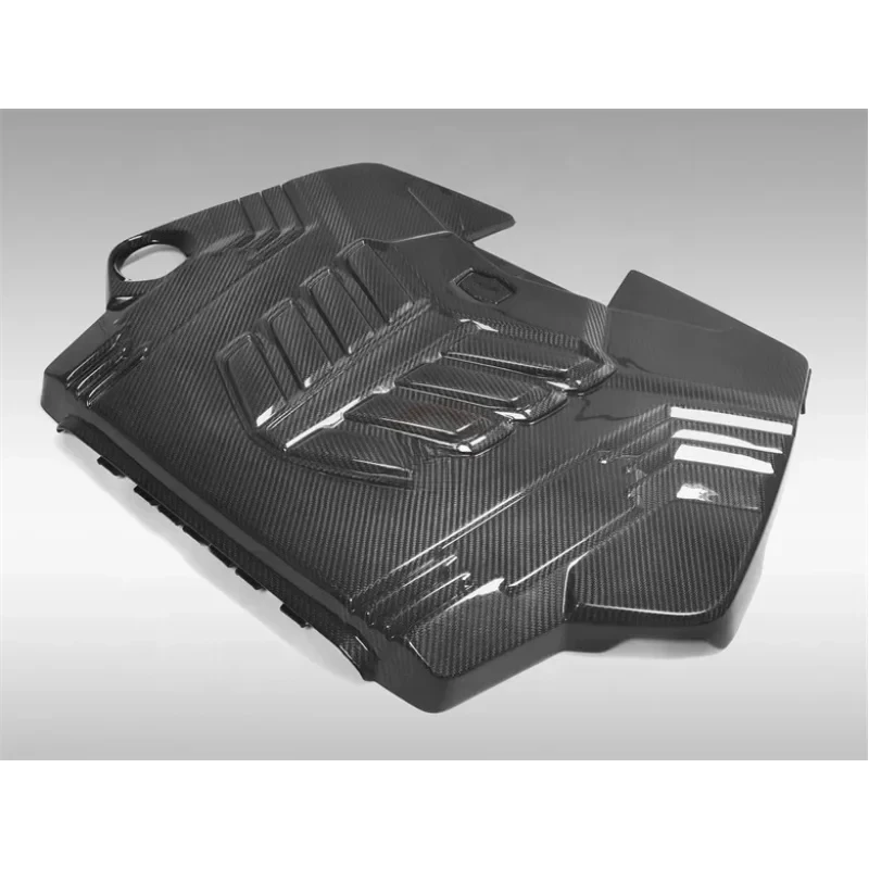 

For URUS Upgr OEM Style Dry Carbon Fiber Engine Compartment Interior Hood