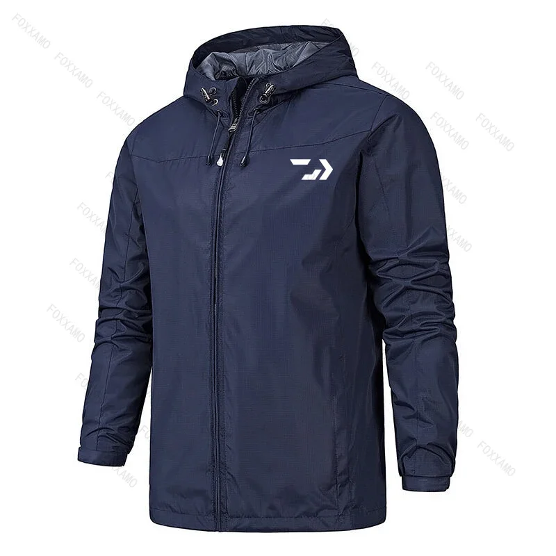 Waterproof Fishing Raincoat for Men, Raincoat for Cycling, Windproof Jacket, Mountaineering Clothes, Spring and Autumn Coat,