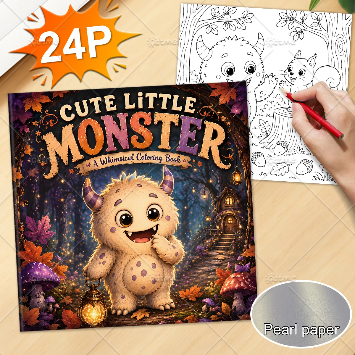 Whimsical Monster A Fantasy Re - Adult Coloring Book Stress Relief review and price