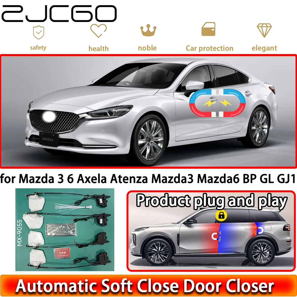 

for Mazda 3 6 Axela Atenza Mazda3 Mazda6 BP GL GJ1 OEM Soft Close Door Kit Power Closing Latch System Auto Pull Door Easy Close