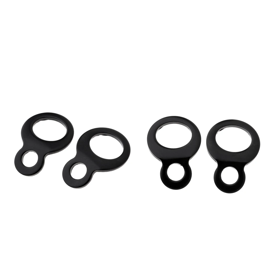 4Packs Stainless Steel Tie Down Strap Rings for Motorbike Dirt Bike ATV UTV