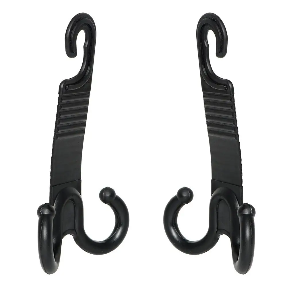 لوازم السيارات العملية غير مرئية مخلب نوع قابل للتعديل الانحناء هوك مزدوج مسند الرأس بالمقعد شماعات حقيبة كليب سيارة البضائع هوك هوك #1