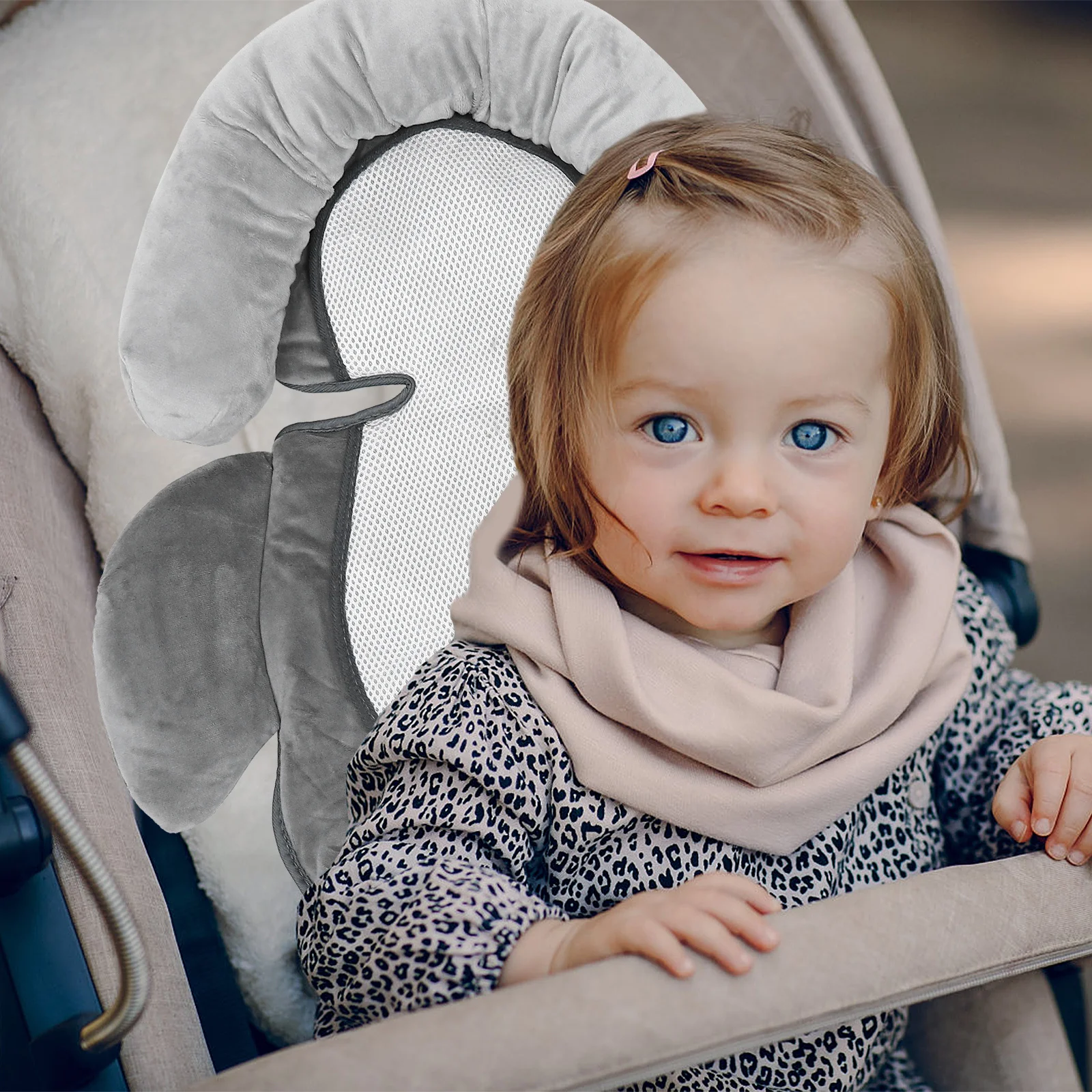 Baby Infant Stroller Cushion Prams Pad Cartoon Design Soft Warm Seat Liner for Stroller Chair Dining Baby Sleeping Cushion