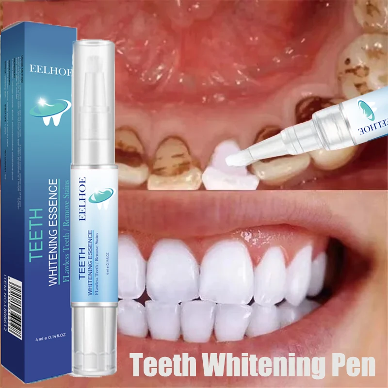 V34 Teeth Whitening Pen Mousse Toothpaste Remove Teeth Bleaching Plaque Stains Oral Hygiene Cleaning Dental Tools Fresh Breath