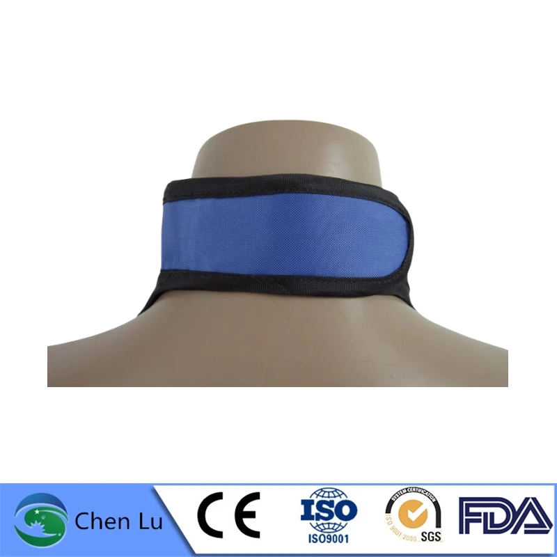 Collar protector de rayos X genuino para tiroides, hospital de hospital, planta de energía nuclear, protector contra radiación nuclear, collar de