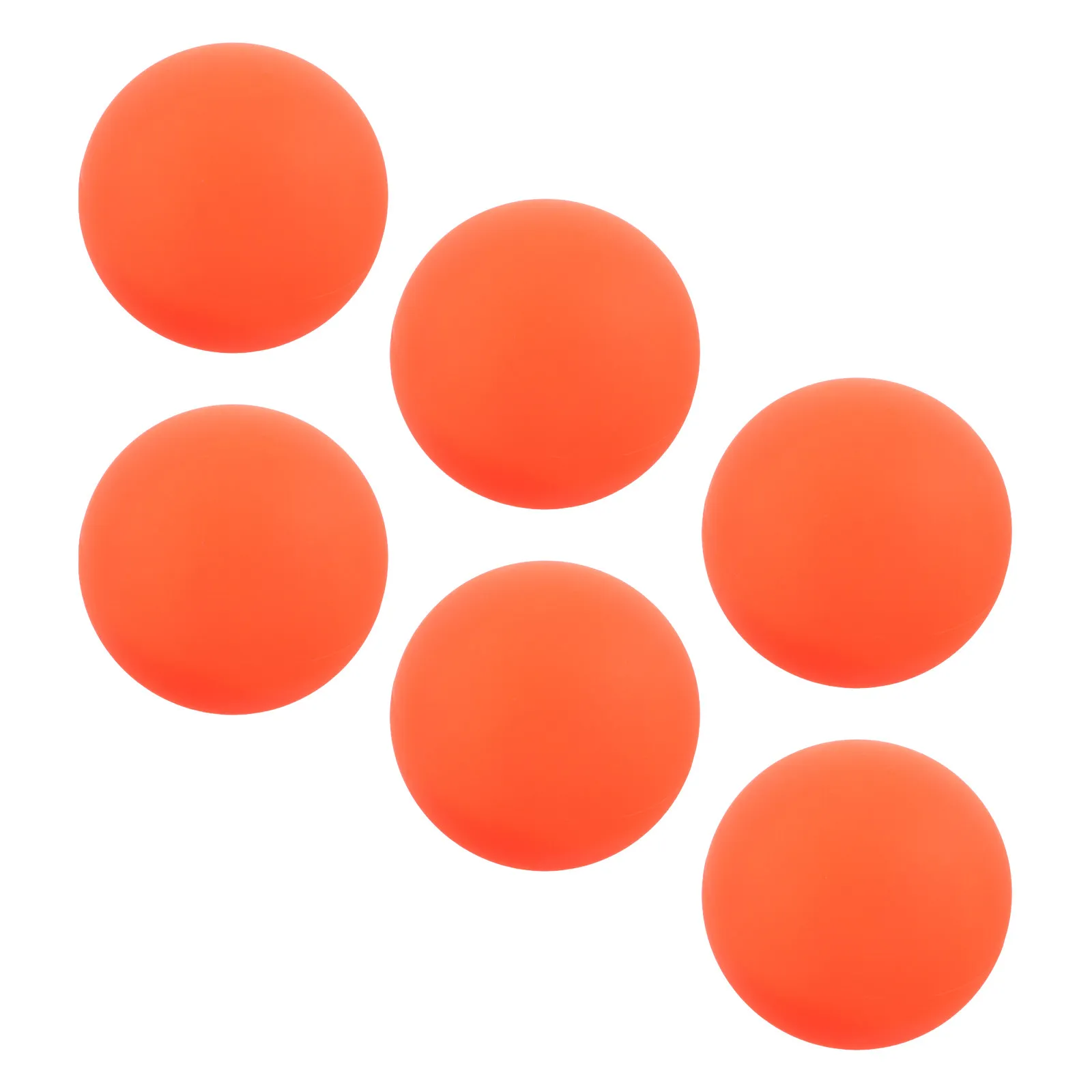 6Pcs Street Hockey Balls 2.6 Inch Low Bounce Outdoor PVC Balls High Visibility Weatherproof Roller Hockey Game Practice Gear