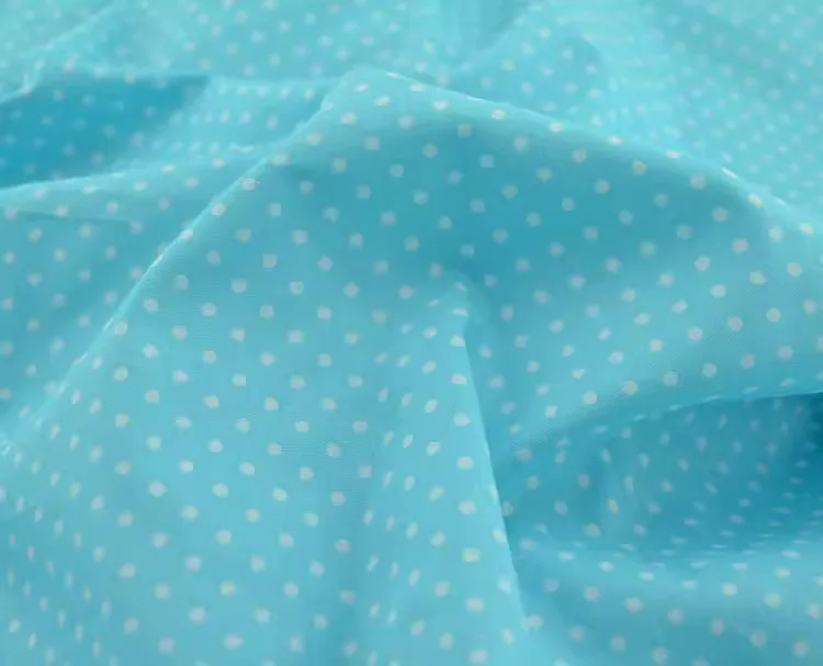 135x50cm Twill Polka Dots Dot Cloth All-Match Pure Cotton Baby Gown Bedding Quilt Fabric