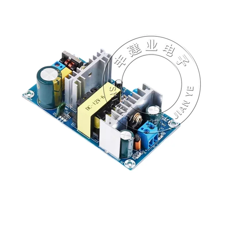 1-5PCS DC AC-DC12V70W ISOLATED SWITCH POWER SUPPLY BARE BOARD AC110-245V TO DC12V6A POWER MODULE WITH SUFFICIENT POWER