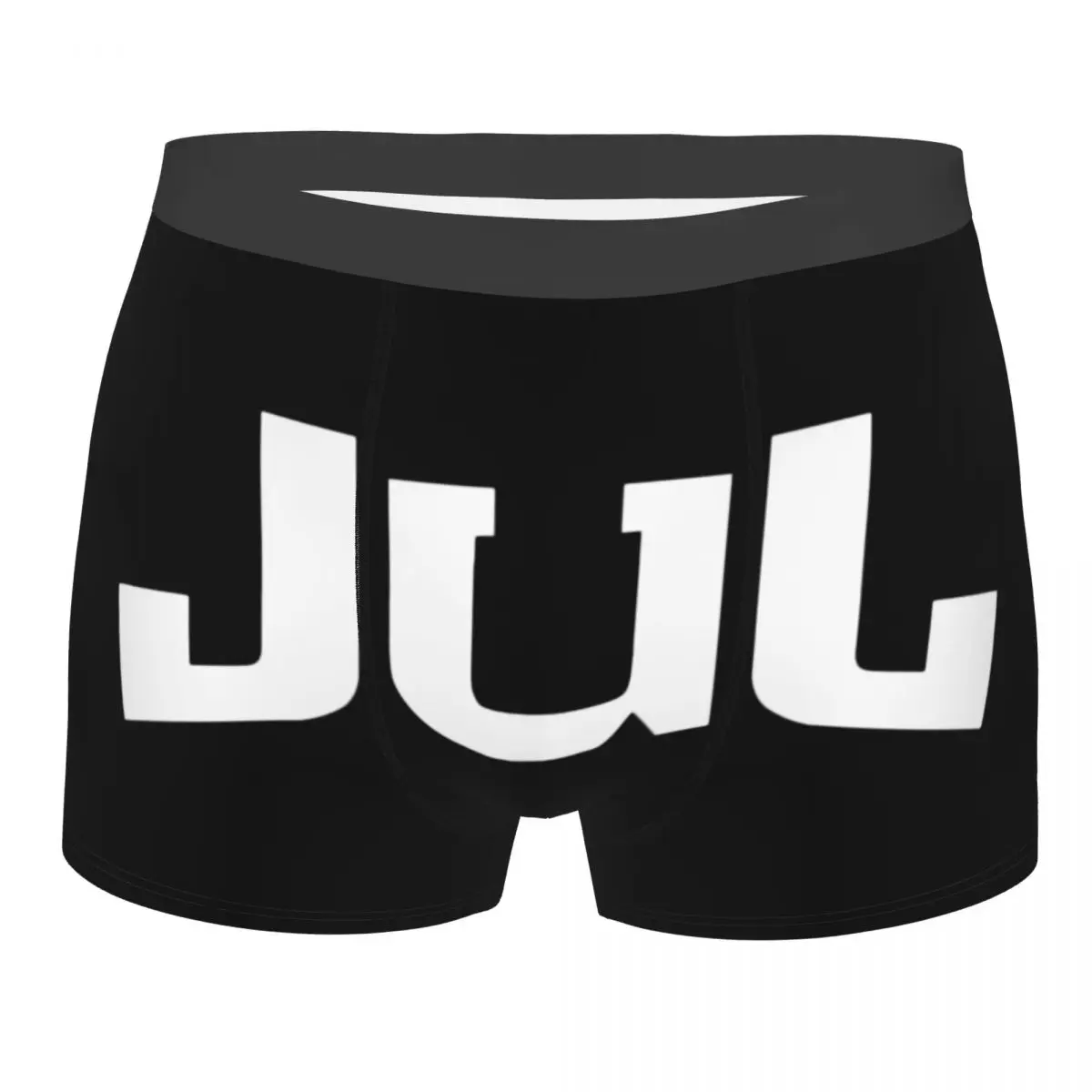 Novelty Jul Boxer Shorts Panties Men's Underpants Stretch French Rapper Music Briefs Underwear