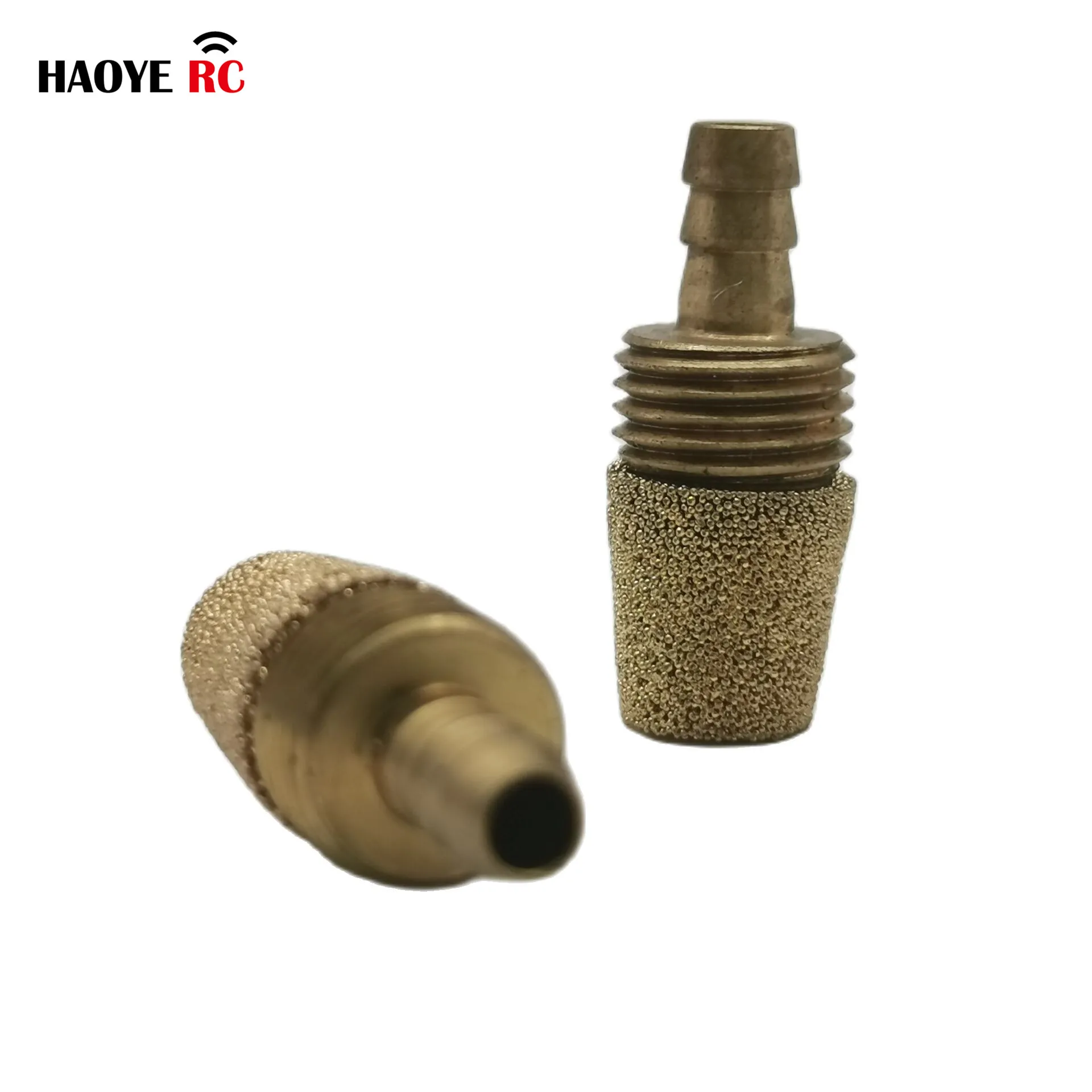 Haoye 1pc Anti Fouling Oil RC Accessory Fuel Clunk Filters Sintered Bronze High Quality D10×M10×D5×L25 Oil Hammer For RC Parts