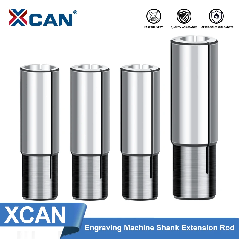 

XCAN концевая фреза, гравировальная фреза, адаптер для переноса, патрон, токарный станок, аксессуары для станков с ЧПУ, от 6/6,35/12,7/8 мм до 1/8 дюйма, 1/4 дюйма, 4/6/6,35 мм