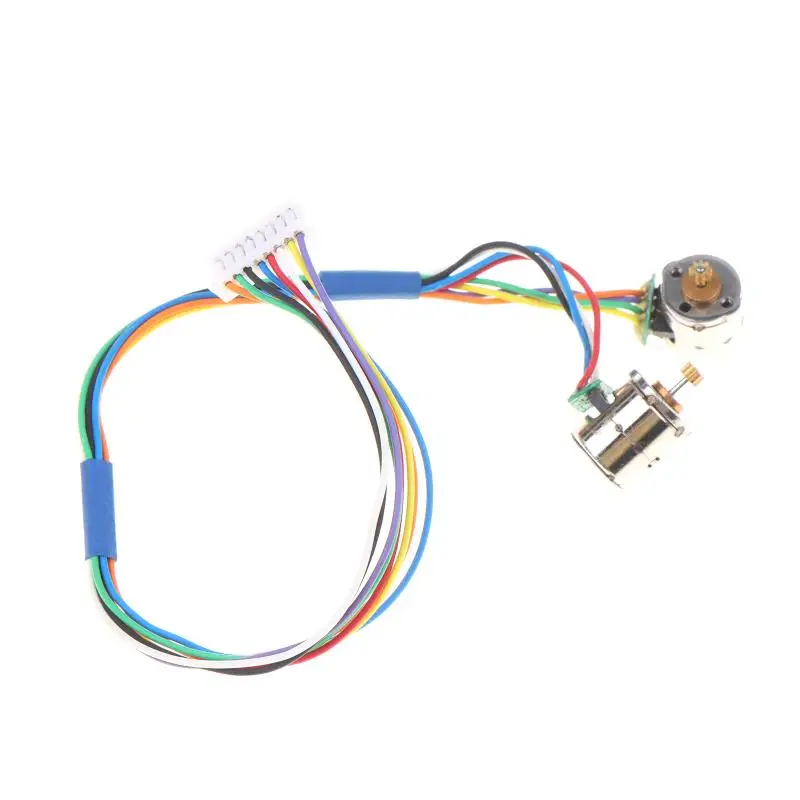 

2Pcs Micro Stepper Motor 8MM 4 Wire 2 Phase with Copper Gear for Precise Analog Display Panels