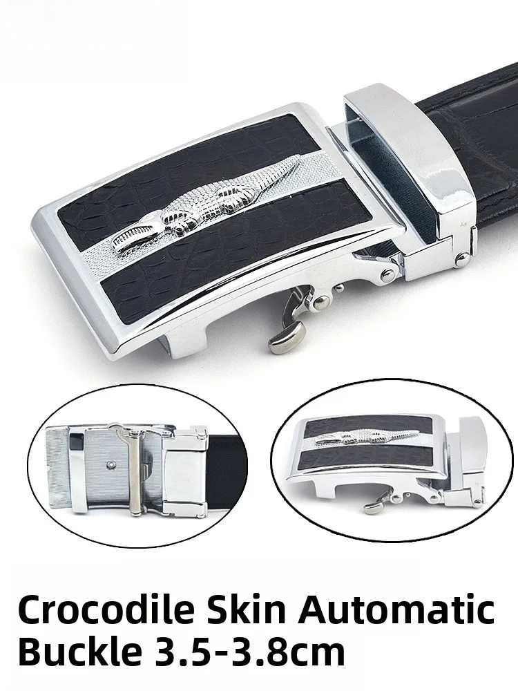 auatic-crocodile-skin-patch-bule-alloy-waist-belt-accories-men's-belt-head-clasp-slot-leather-head-38-inch-belt-bule