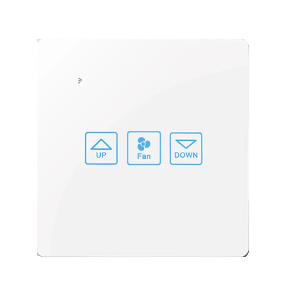 

ABBO-Fan Сенсорный переключатель управления скоростью Wi-Fi Smart Deluxe Crystal Panel Switch Tuay App Дистанционное управление 90 В 250 В ЕС UK Switch (C)