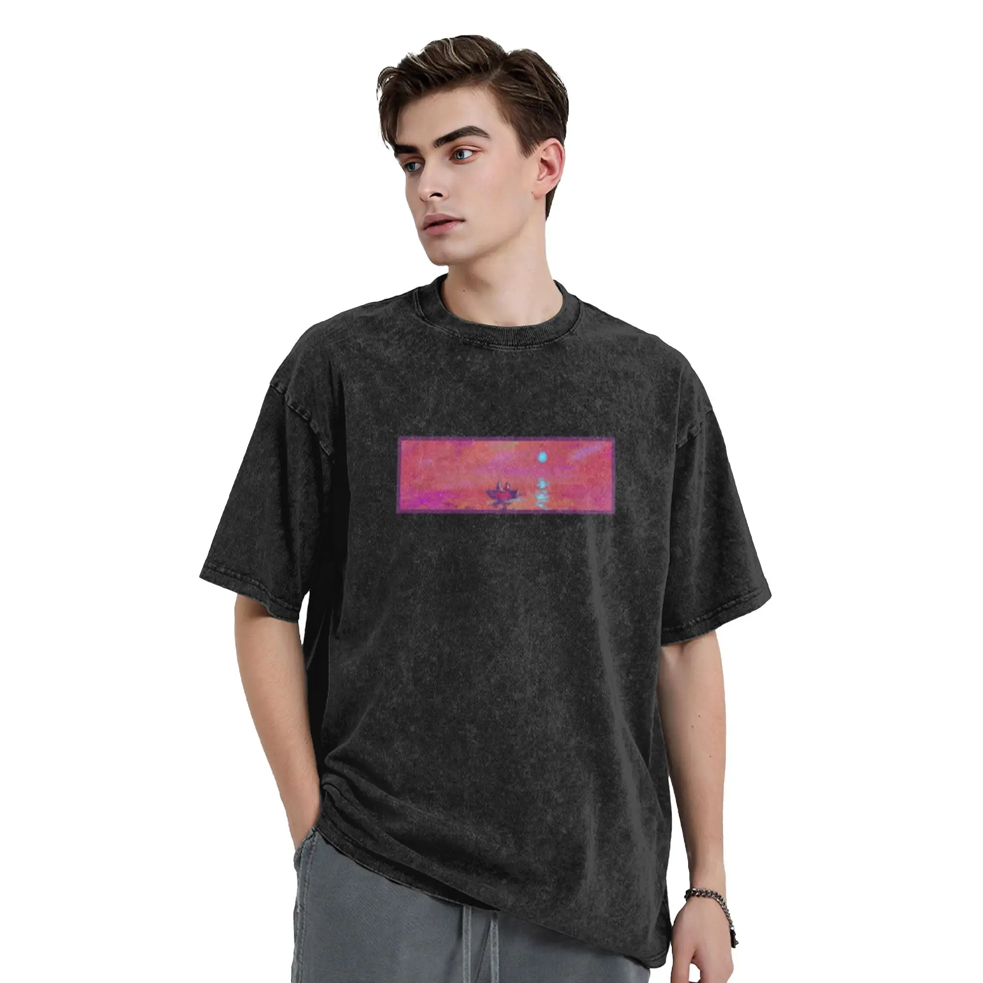 DAVE - We re All Alone In This Together (Black) Unique Chic A Vintage Oversized Cotton Unisex T-Shirts