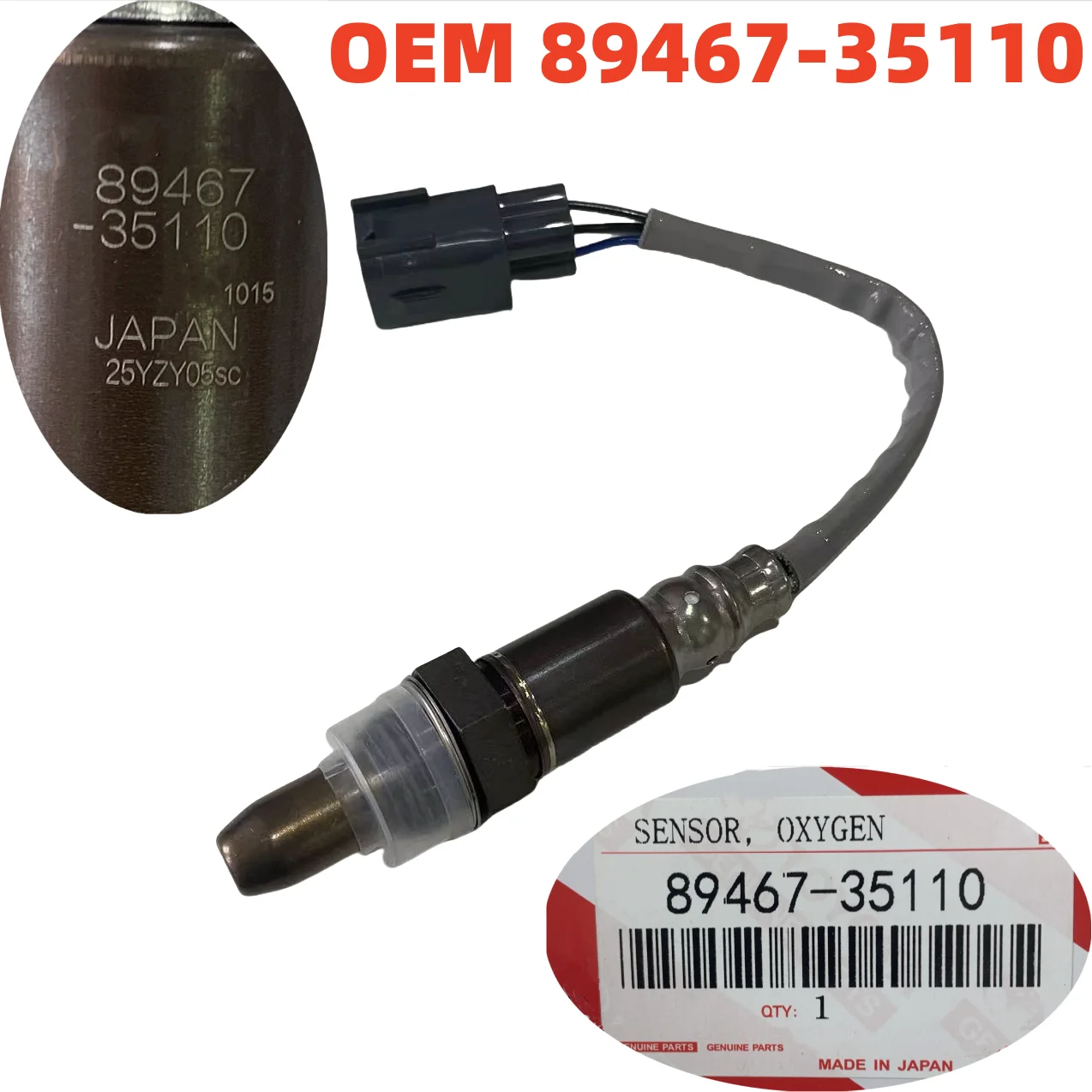 

OEM 89467-35110 FOR TOYOTA LEXUS LAND CRUISER Prado FJ CRUISER 4RUNNER TACOMA TUNDRA SEQUOIA GX460 Air Fuel Ratio Sensor