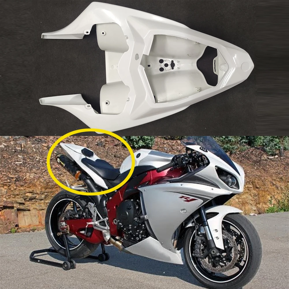 New Unpainted White Tail Rear Fairing Molding Injection For Yamaha YZF-R1 2009 2010 2011 2012 09-12