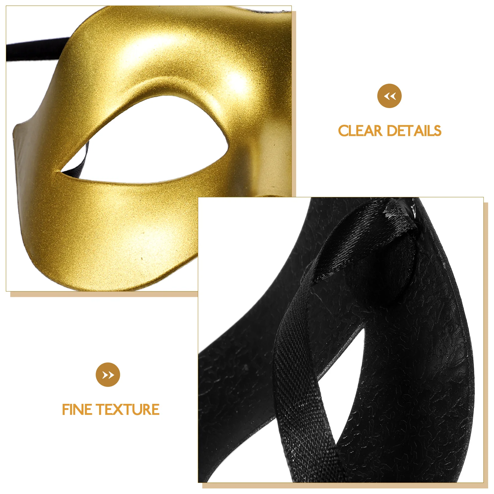 

10 Pcs Halloween Decor Half Face Mask Costume Masks Props Party Decorations Lovers