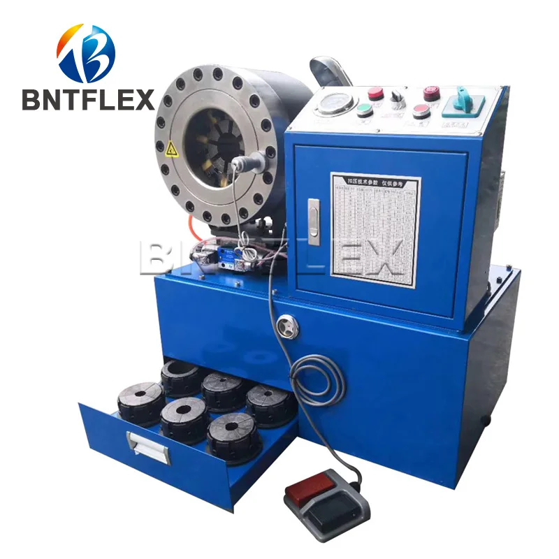 

BNT68 Electric Hydraulic Hose Crimping Machine 2-Inch Four-Layer Rubber Ferrule Pipe Crapper for Manufacturing Market in Mexico
